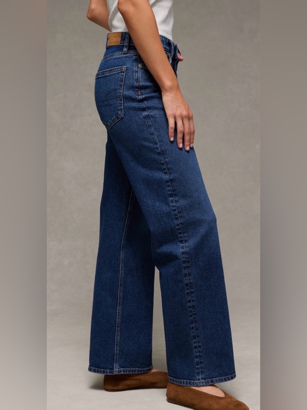 NWT American Eagle Outfitters stovepipe Jeans in Dark Blue size 12 regular